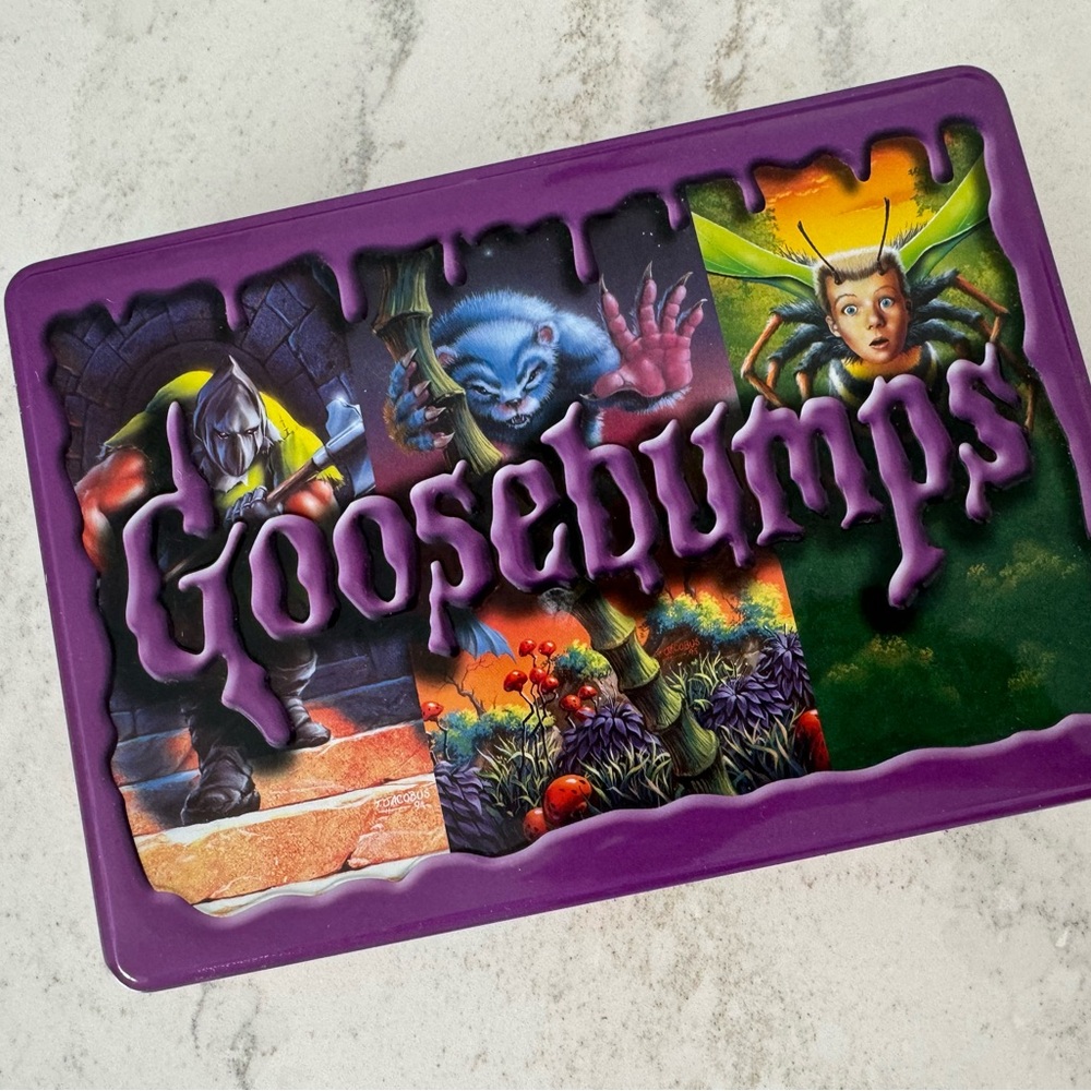 NEW! Collector’s Set. Goosebumps Tin Box. Set of 5 books. 25th Anniversary EDT.